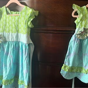 Shrimp and grits sister set 2-3T and  5/6